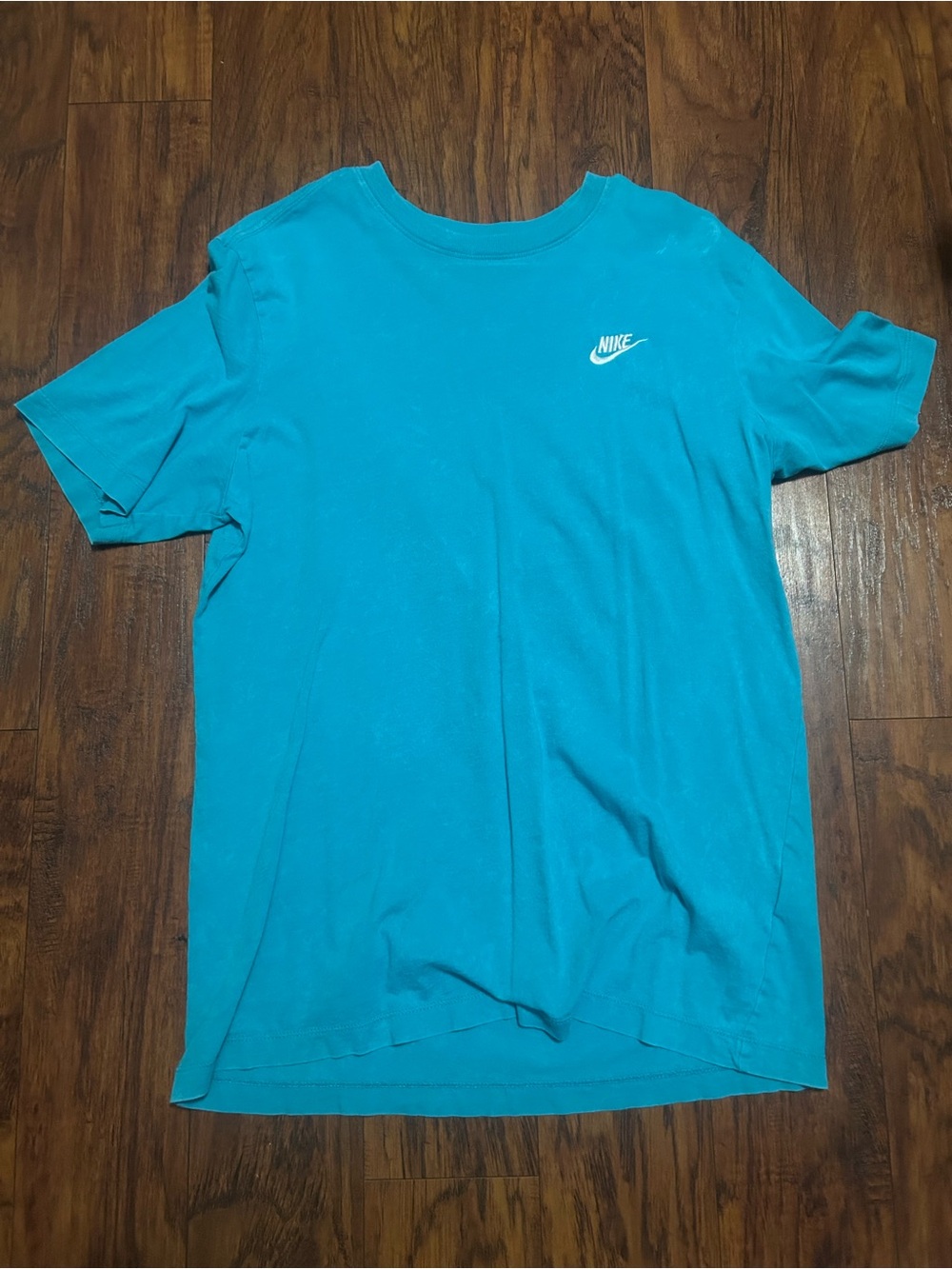 Nike Men's Bright Teal Short Sleeve Logo Tee